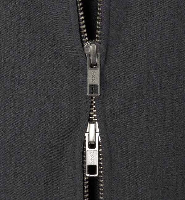 SHIPS「SHIPS: 〈セットアップ対応〉スーパー140 リラックス ジップアップ ブルゾン」|ブルゾン・スタジャン|