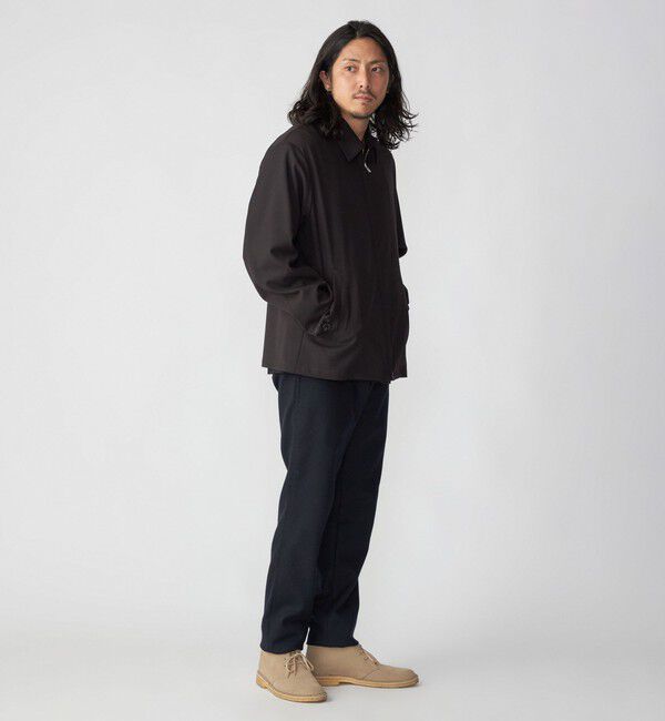 SHIPS「SHIPS: 〈セットアップ対応〉スーパー140 リラックス ジップアップ ブルゾン」|ブルゾン・スタジャン|