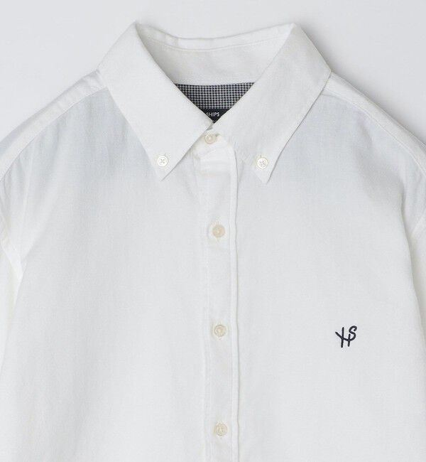 SHIPS「【WEB限定】SHIPS: MADE IN JAPAN ワンポイントロゴ 微起毛 ボタンダウンシャツ」|シャツ・ブラウス|
