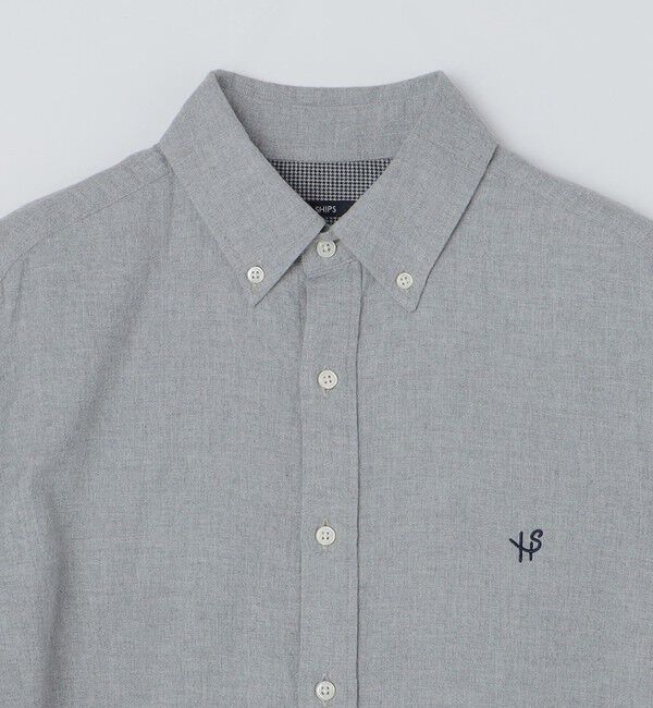 SHIPS「【WEB限定】SHIPS: MADE IN JAPAN ワンポイントロゴ 微起毛 ボタンダウンシャツ」|シャツ・ブラウス|