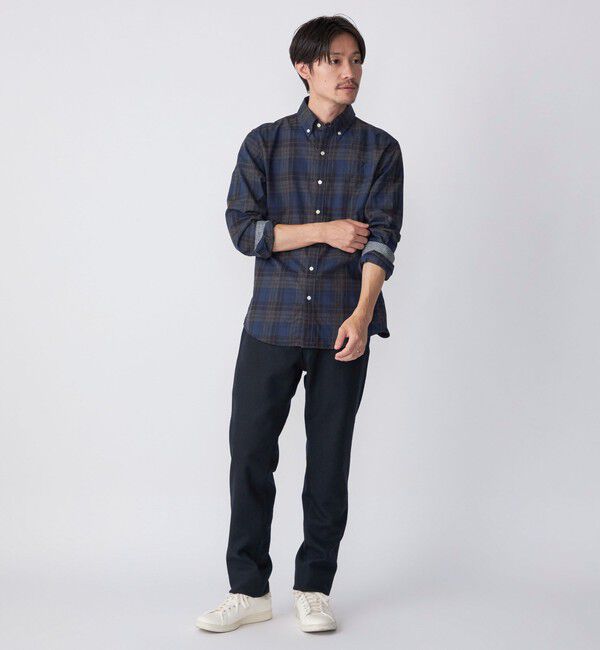 SHIPS「【WEB限定】SHIPS: MADE IN JAPAN ワンポイントロゴ 微起毛 ボタンダウンシャツ」|シャツ・ブラウス|