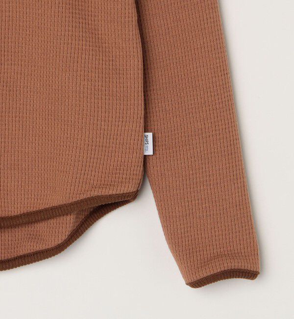 SHIPS any「SHIPS any: ランドヘム ワッフル ロングスリーブ Tシャツ<KIDS>」|Tシャツ・カットソー|