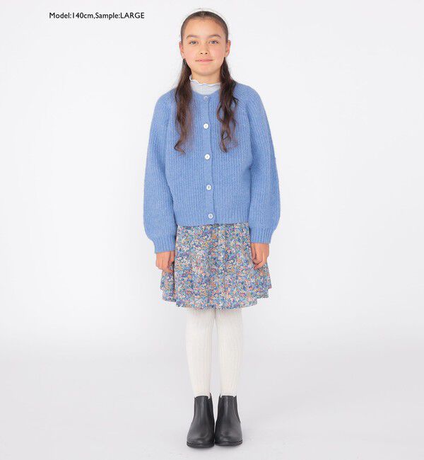 SHIPS KIDS「SHIPS KIDS:100～140cm / ＜手洗い可能＞ 5G 畔ニット カーディガン」|カーディガン|