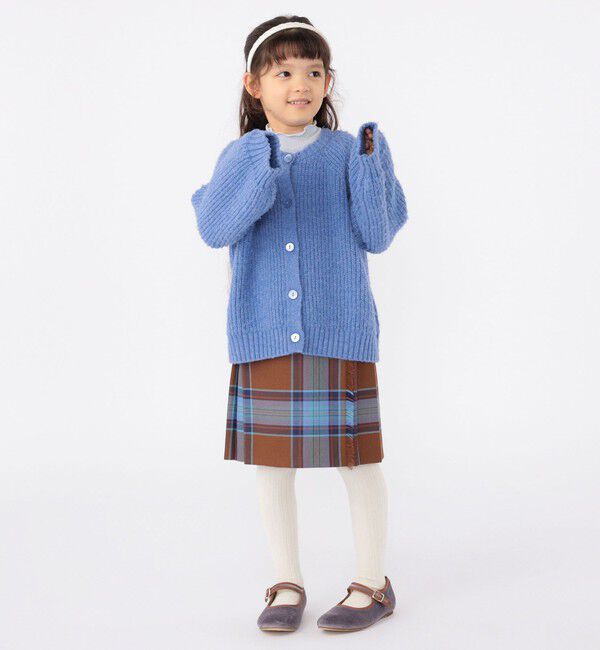SHIPS KIDS「SHIPS KIDS:100～140cm / ＜手洗い可能＞ 5G 畔ニット カーディガン」|カーディガン|