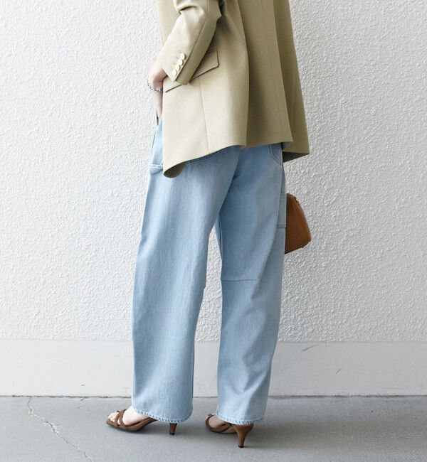 SHIPS any「《一部追加予約》SHIPS any:〈洗濯機可能〉コクーンペインター デニムパンツ［SHIPS any DENIM］」|デニム|