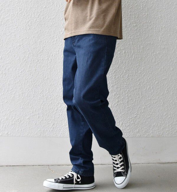 SHIPS any「SHIPS any: ベターコットン ストレッチ スリム テーパード デニム イージー パンツ◇」|デニム|