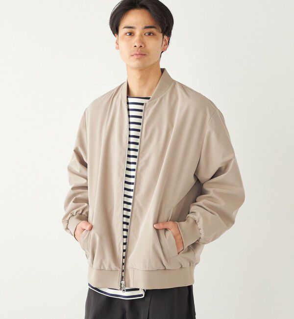 SHIPS Colors 「SHIPS Colors:ボマー ジャケット」|ブルゾン・スタジャン|