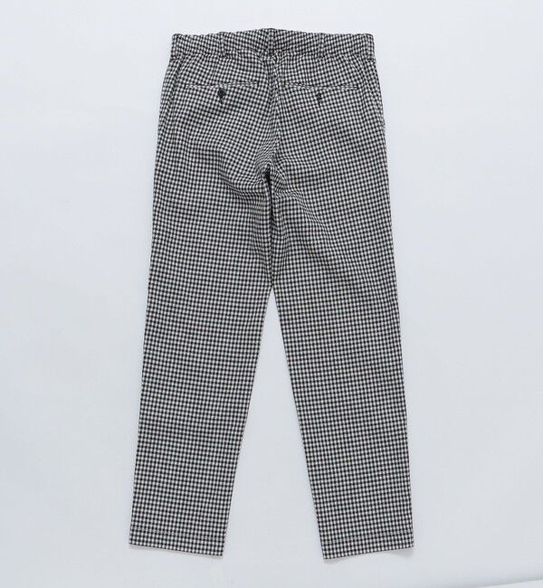 SHIPS「SHIPS: SOLOTEX(R) サフィランリネン ストライプ/チェック イージー パンツ」|チノ|