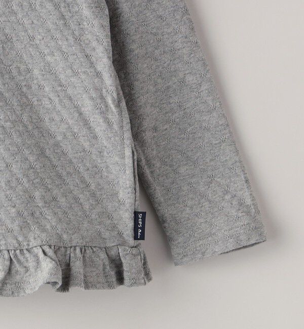 SHIPS Colors 「SHIPS Colors:シャーリング アイレット カーディガン(80~130cm)」|カーディガン|