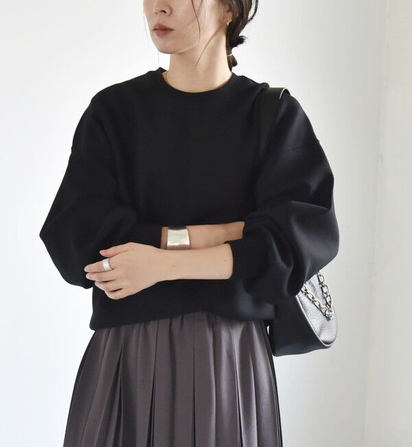 quaranciel「《一部追加予約》quaranciel:〈洗濯機可能〉ポンチ ベーシック コンパクト スウェット」|スウェット・ジャージ|