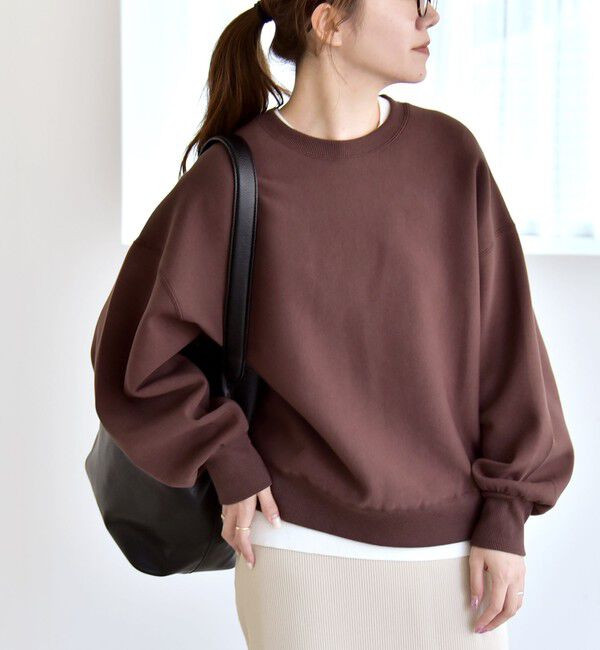 quaranciel「《一部追加予約》quaranciel:〈洗濯機可能〉ポンチ ベーシック コンパクト スウェット」|スウェット・ジャージ|