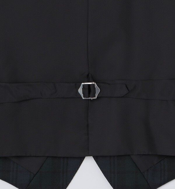 SHIPS「SHIPS: ブラックウォッチ チェック ベスト」|ベスト・ジレ|