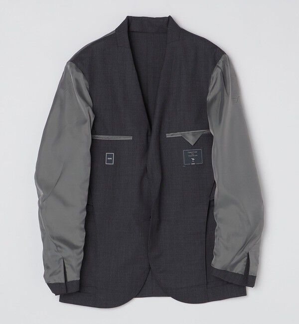 SHIPS「SHIPS:〈FUNCTION/洗濯機可能〉ウォッシャブル バーズアイ ジャケット(セットアップ対応)」|テーラードジャケット|