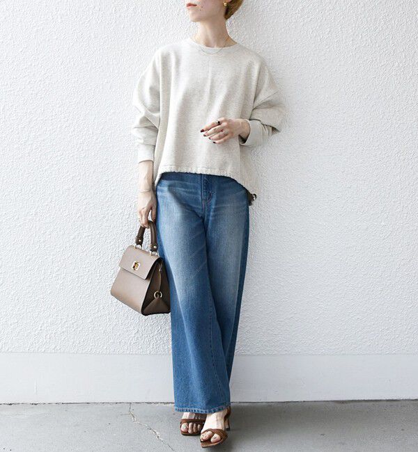 SHIPS any「【WEB限定】SHIPS any:〈洗濯機可能〉USA コットン 裏起毛 コクーン プルオーバー」|スウェット・ジャージ|