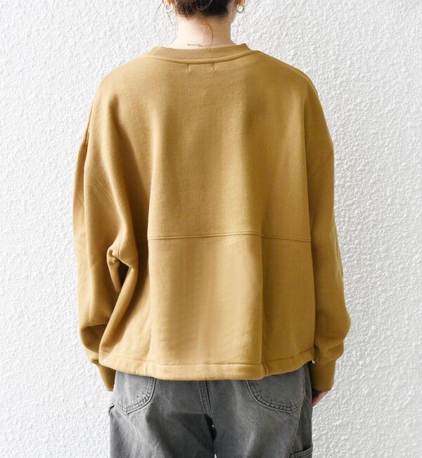 SHIPS any「【WEB限定】SHIPS any:〈洗濯機可能〉USA コットン 裏起毛 コクーン プルオーバー」|スウェット・ジャージ|