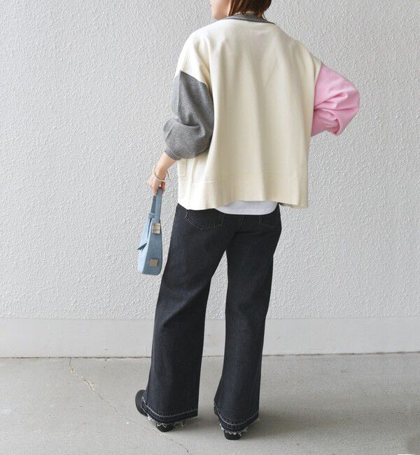 SHIPS for women「【WEB限定】〈手洗い可能〉配色 ポケット カーディガン」|カーディガン|