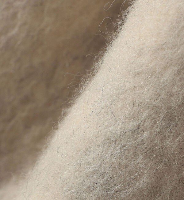 SHIPS any「《一部追加予約》SHIPS any: シャギー ノーカラー コクーン コート」|ノーカラーコート|