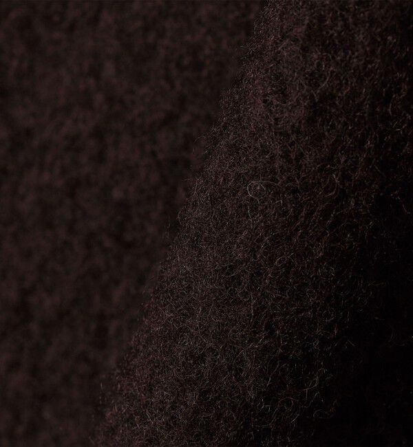 SHIPS any「《一部追加予約》SHIPS any: シャギー ノーカラー コクーン コート」|ノーカラーコート|