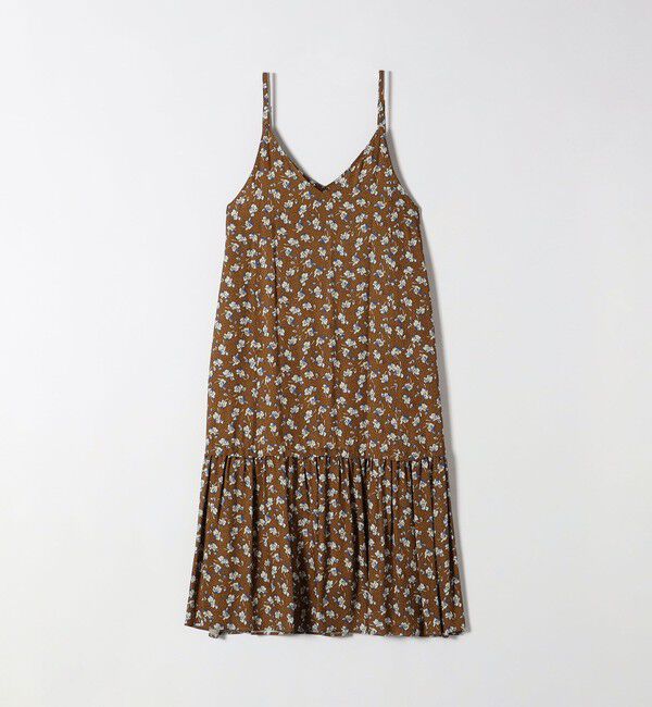 SHIPS any「SHIPS any:〈手洗い可能〉TROUILLET プチ フラワー フレア キャミワンピース」|ワンピース|