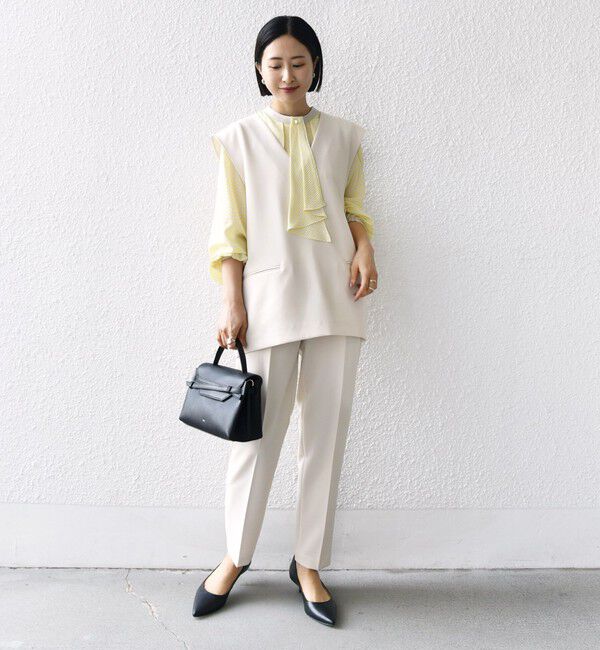 SHIPS for women「〈手洗い可能〉プルオーバー ベスト（セットアップ対応）」|ベスト・ジレ|