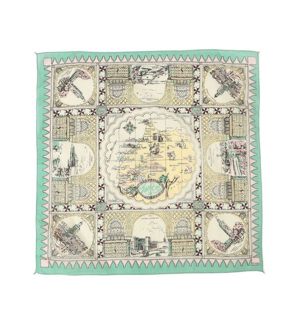 SHIPS any「BINDU: マップ バンダナ 25SS」|バンダナ・スカーフ|ピンク