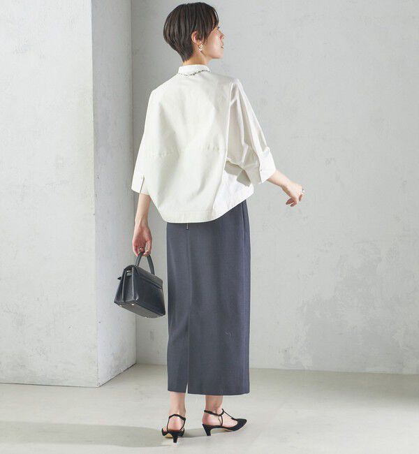 SHIPS for women「〈手洗い可能〉ストライプ 羽織 シャツ」|シャツ・ブラウス|