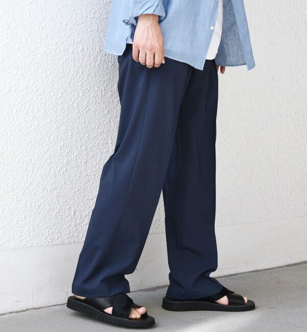 SHIPS any「SHIPS any:〈吸水速乾〉Rapidry クリース イージー パンツ(セットアップ対応)◇」|チノ|