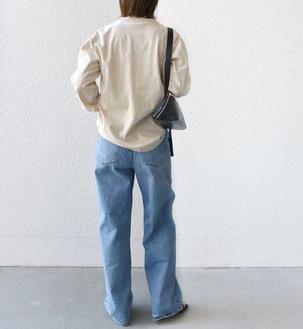 SHIPS for women「【SHIPS別注】Odub:プリント ロング スリーブ TEE」|Tシャツ・カットソー|