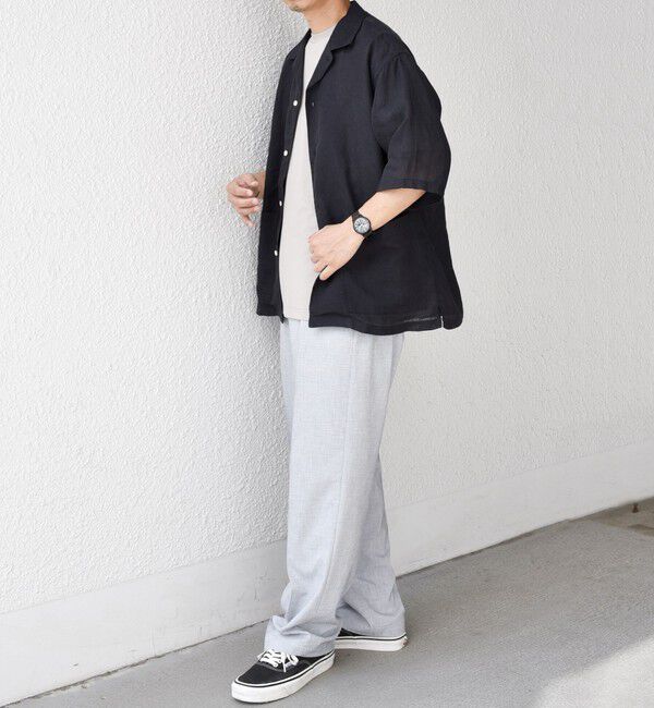 SHIPS any「SHIPS any: ピュアリネン キャンプポケット ハーフスリーブ オープン シャツ◇」|シャツ・ブラウス|