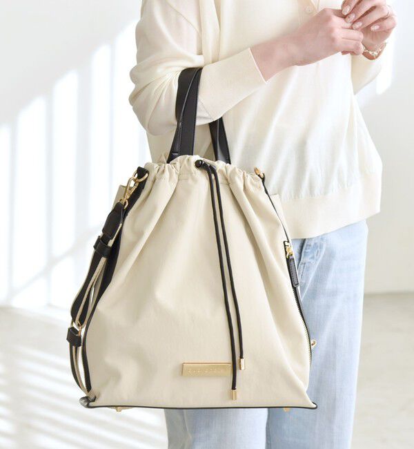 quaranciel「quaranciel: 3way ラインショルダー リュックサック トートバッグ（A4対応）」|リュック|