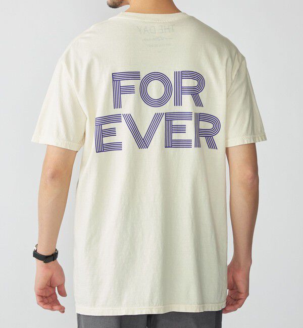 SHIPS「【SHIPS別注】THE DAY ON THE BEACH: ガーメントダイ プリント Tシャツ」|Tシャツ・カットソー|