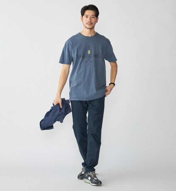 SHIPS「【SHIPS別注】THE DAY ON THE BEACH: ガーメントダイ プリント Tシャツ」|Tシャツ・カットソー|