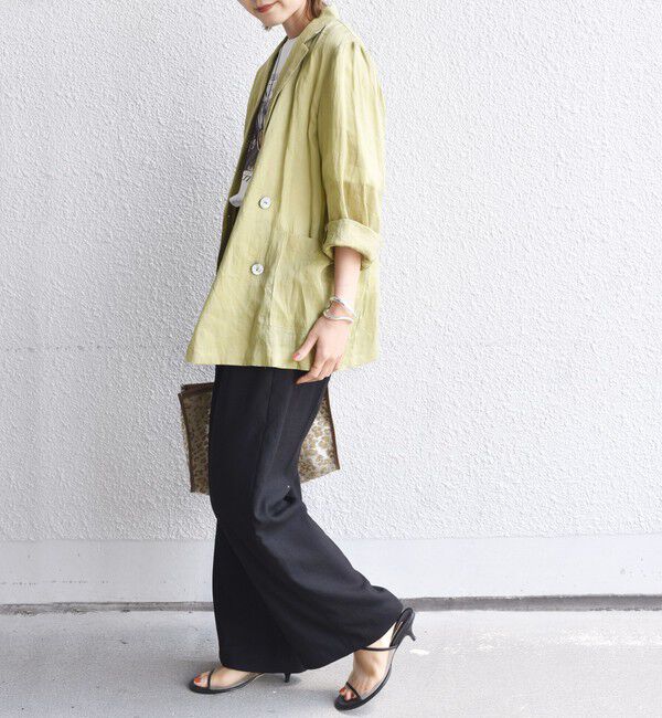 SHIPS for women「〈手洗い可能〉ラミー 4 シアー ジャケット」|テーラードジャケット|