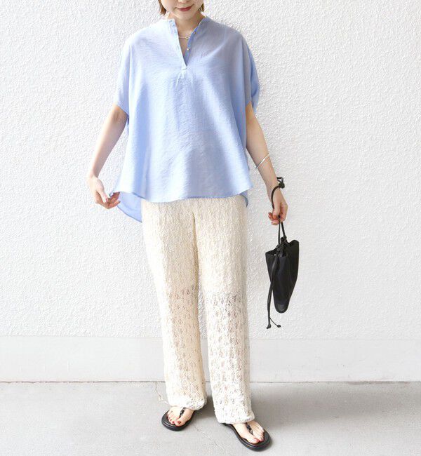 SHIPS for women「〈手洗い可能〉ラッセル レース イージー パンツ」|その他|