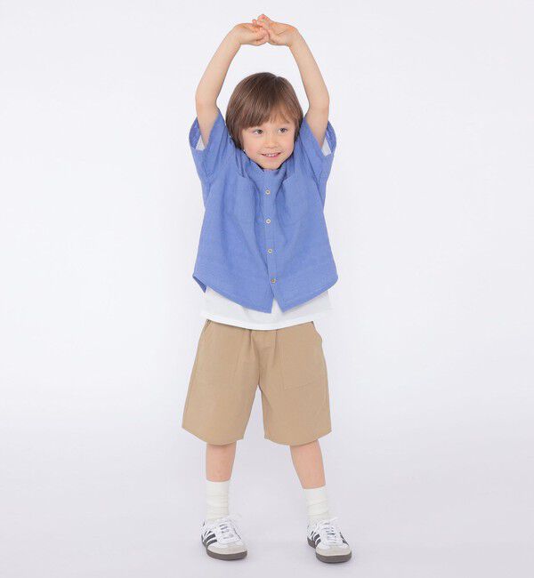 SHIPS KIDS「SHIPS KIDS:100～130cm /エンブロイダリー シャツ」|シャツ・ブラウス|