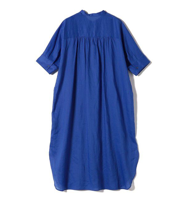 SHIPS for women「〈手洗い可能〉ラミー 4 スタンドカラー シャツ ワンピース」|ワンピース|