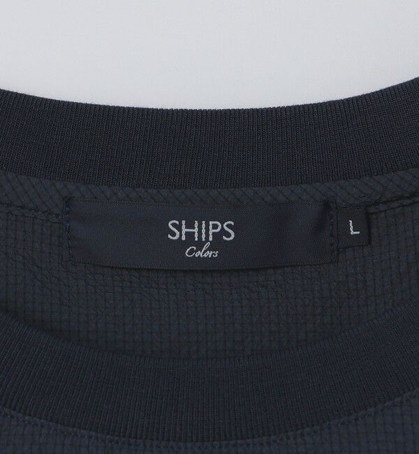 SHIPS Colors 「SHIPS Colors:〈接触冷感・吸水速乾・洗濯機可能〉ライト サッカー Tシャツ」|Tシャツ・カットソー|