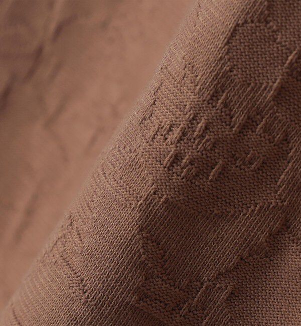 SHIPS「SHIPS: リンクス ジャカード リーフ Tシャツ」|Tシャツ・カットソー|