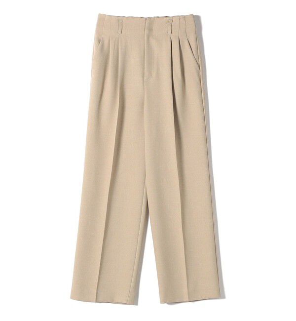 SHIPS for women「〈手洗い可能〉TUMUGITO(R) シャーク ツイード タック パンツ」|その他|