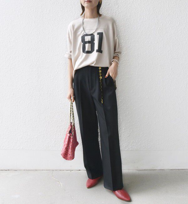 SHIPS for women「【SHIPS別注】81BRANCA:ナンバリング TEE」|Tシャツ・カットソー|