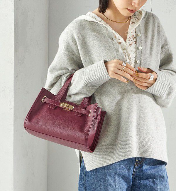 SHIPS for women「ベルト デザイン レザー バッグ」|ショルダー・メッセンジャー|