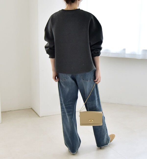 quaranciel「quaranciel:〈洗濯機可能〉ポンチ Vヨークバルーン スウェット プルオーバー」|スウェット・ジャージ|