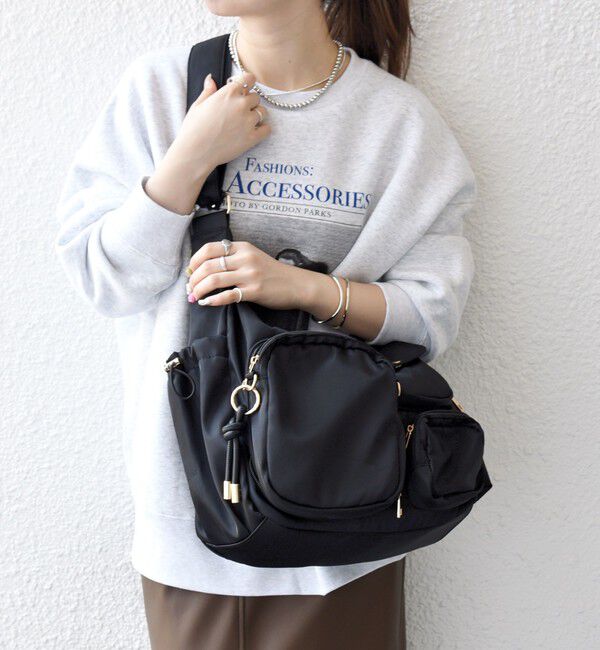 SHIPS any「《追加予約》SHIPS any: 9ポケット 2WAY ショルダー バッグ」|ショルダー・メッセンジャー|