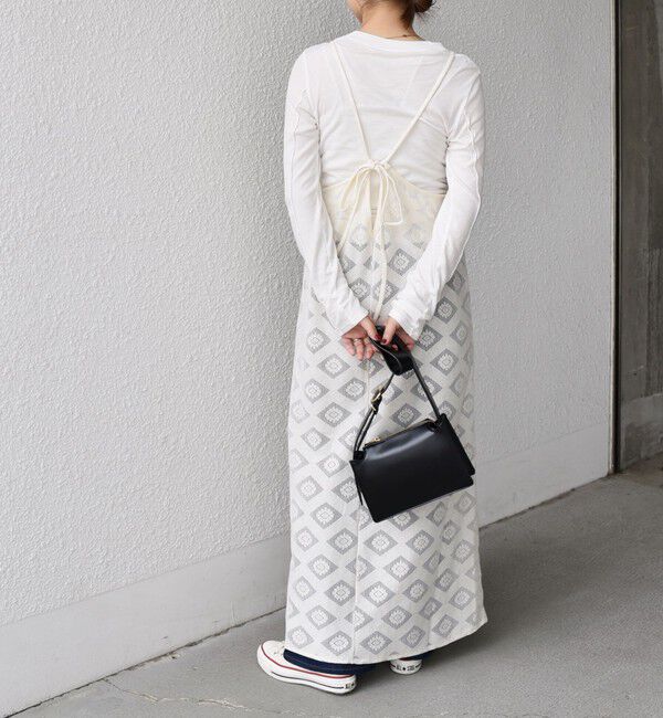 SHIPS Colors 「SHIPS Colors:〈手洗い可能〉レースキャミワンピース &times; ベーシックTEE セット◇」|ワンピース|