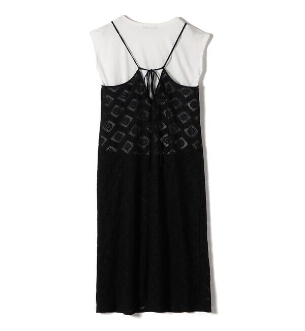 SHIPS Colors 「SHIPS Colors:〈手洗い可能〉レースキャミワンピース &times; ベーシックTEE セット◇」|ワンピース|