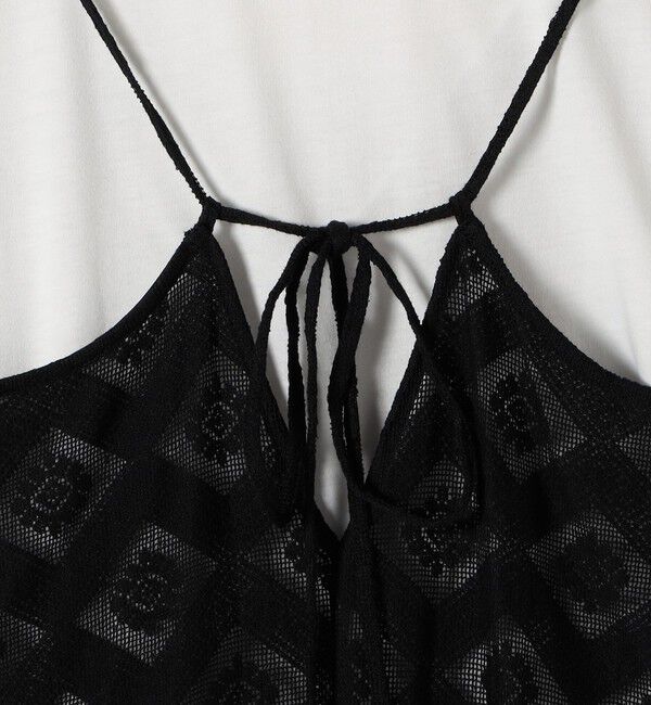 SHIPS Colors 「SHIPS Colors:〈手洗い可能〉レースキャミワンピース &times; ベーシックTEE セット◇」|ワンピース|