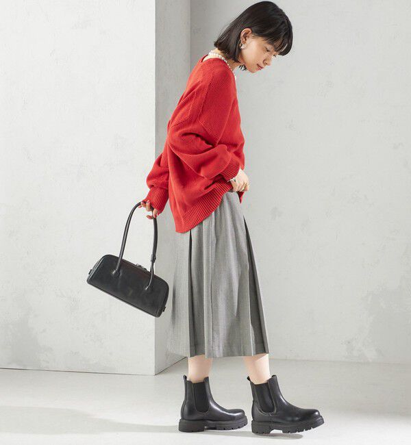 SHIPS for women「《一部追加予約》チェック ボックス プリーツ スカート」|スカート|