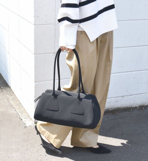 SHIPS for women「【WEB限定】ポリエステル スエード 横長 ボストン バッグ」|ボストンバッグ|