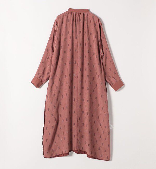 quaranciel「quaranciel:〈手洗い可能〉モノグラム ドット ロング シャツ ワンピース」|ワンピース|