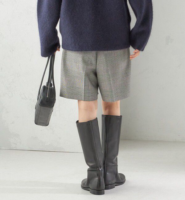 SHIPS for women「〈手洗い可能〉ウォッシャブル ウール チェック ハーフ パンツ」|その他|